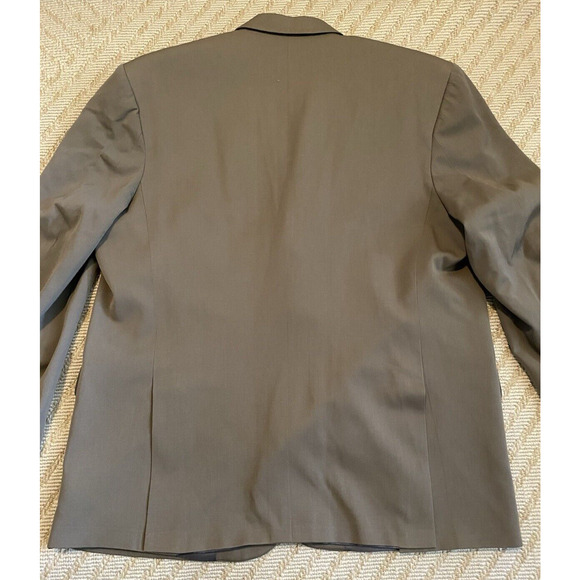 Vtg House of LaurencePur International Suit Jacket Mens 46 Gray Wool Sports Coat - Picture 5 of 13